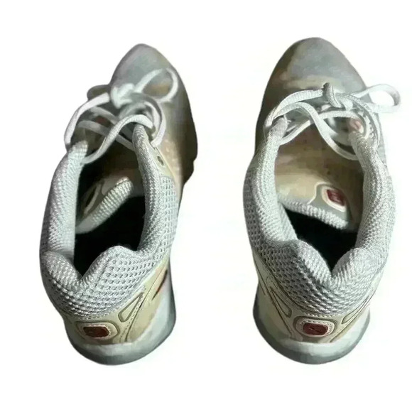 Nike Shox Women’s Size 9 Maroon Peach Beige Running Shoes - Picture 6 of 10